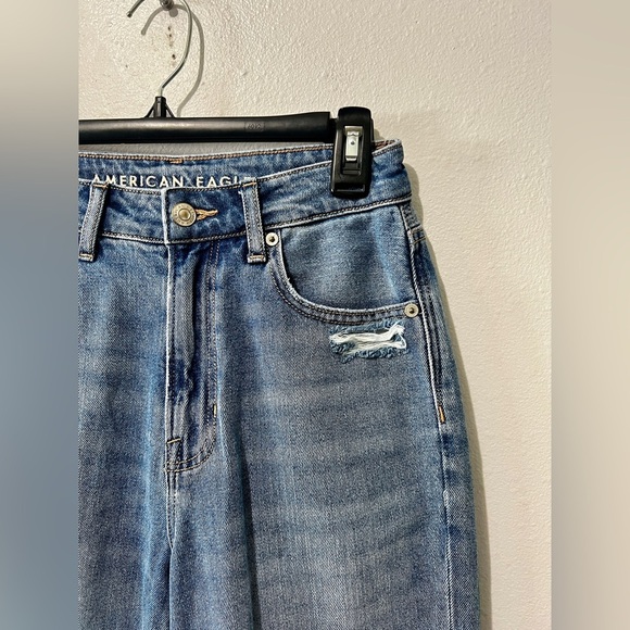 American Eagle Distressed Mom Jeans - Size 2 (26") - Picture 9 of 13
